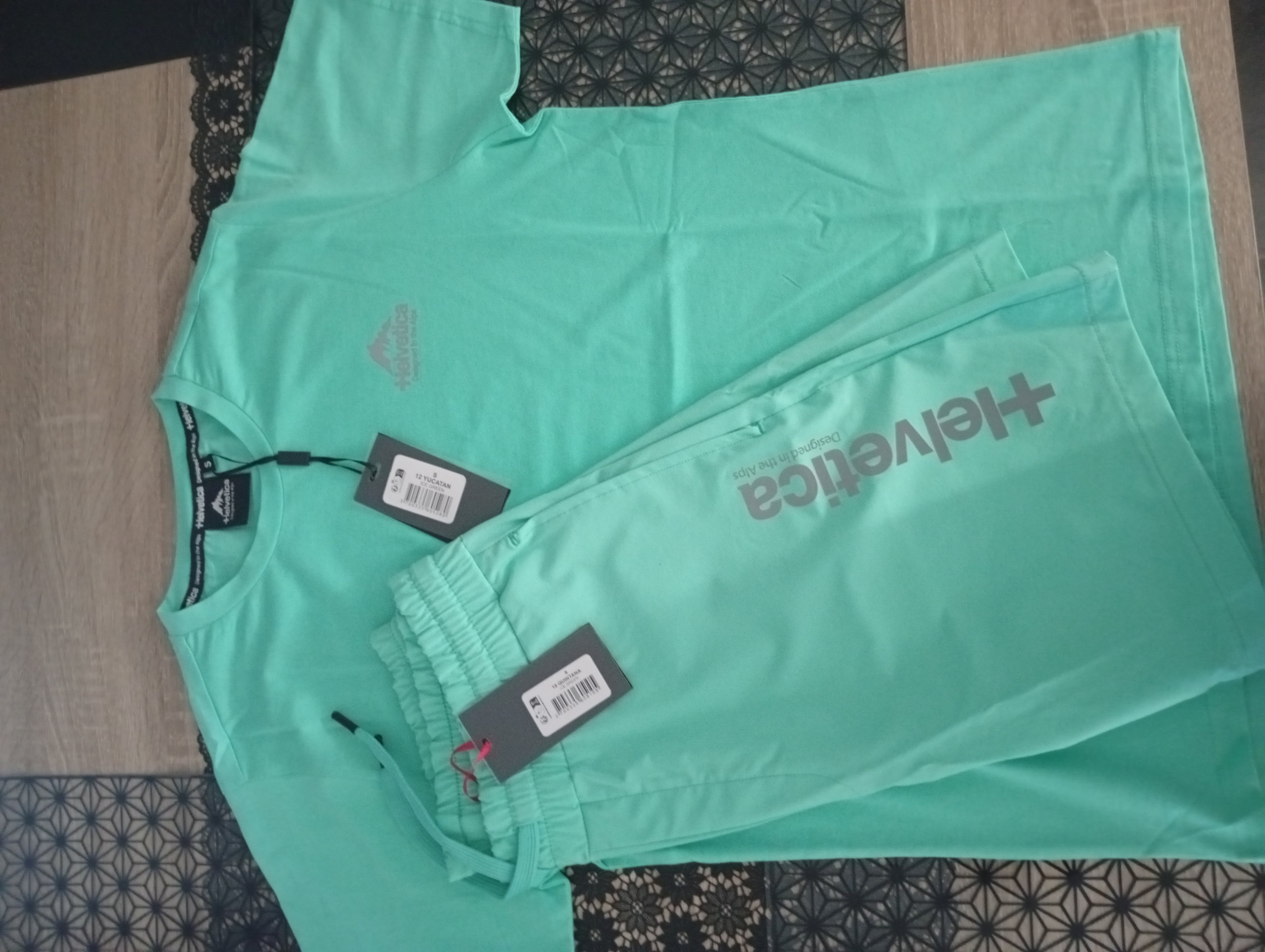 Ensemble short  t-shirt  Helvetica  Quintana/Yucatan