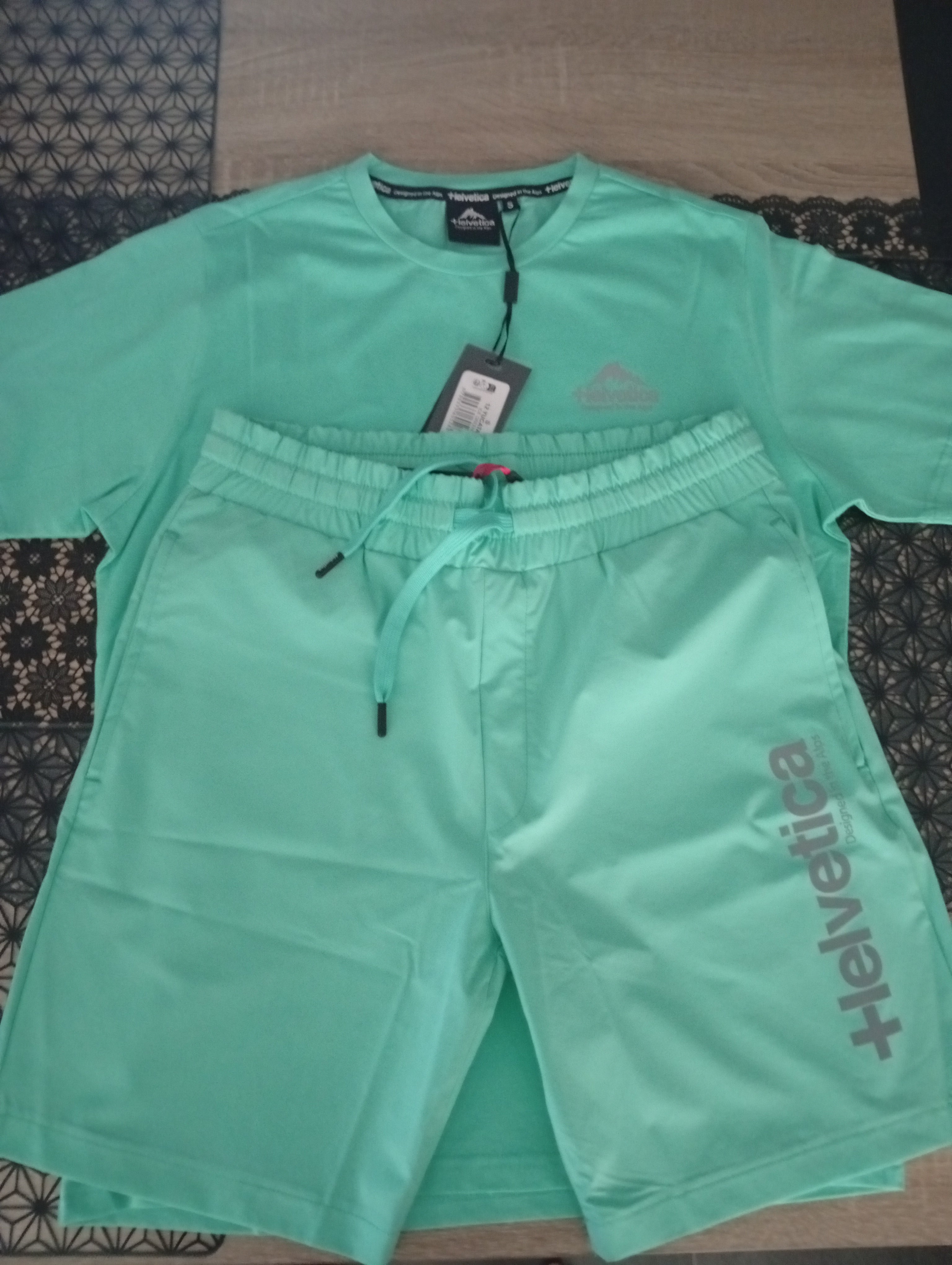 Ensemble short  t-shirt  Helvetica  Quintana/Yucatan