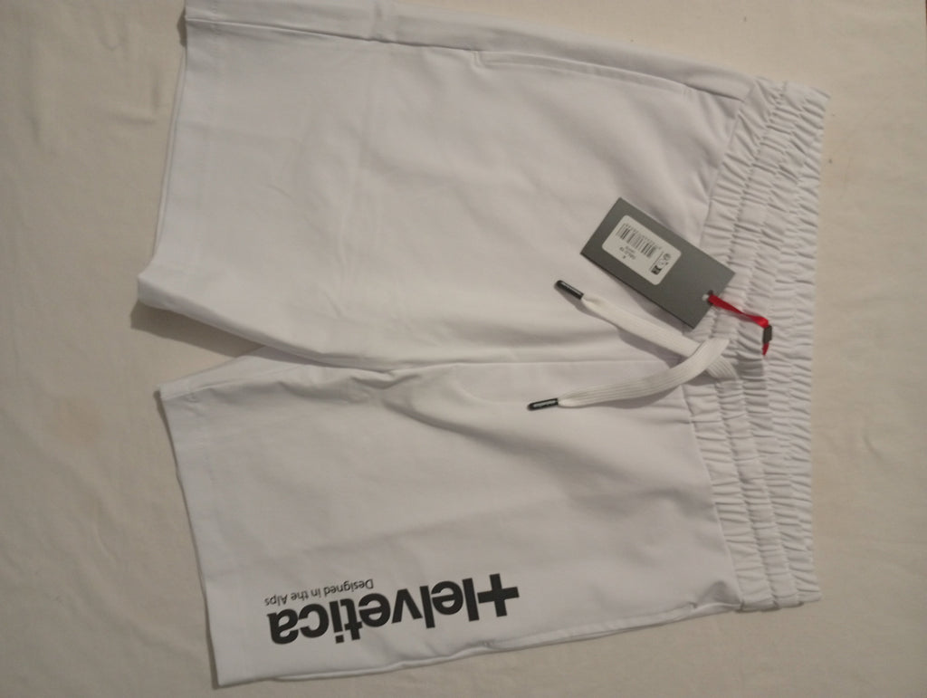 Short Oslo Helvetica BILSAR streetwear blanc