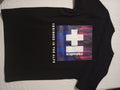 T-shirt Square Helvetica BILSAR streetwear noir