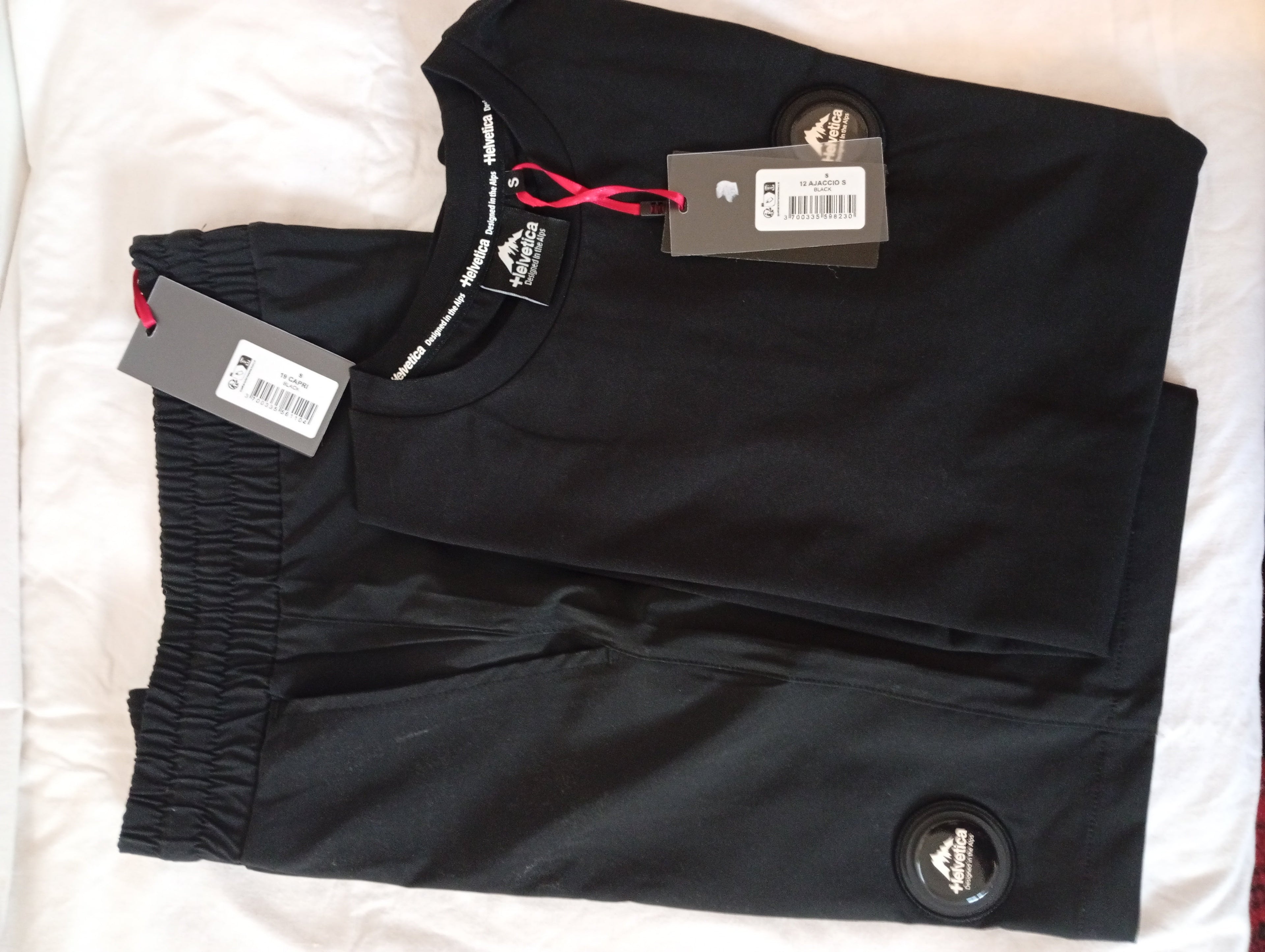 Helvetica short t-shirt Ajaccio/capri