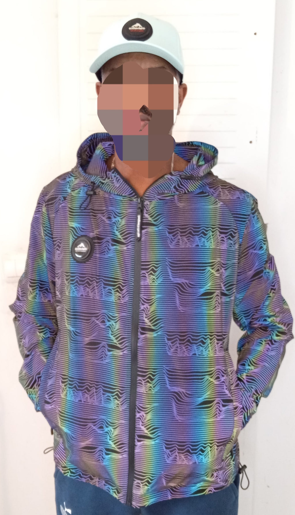 Veste Helvetica Ezra BILSAR streetwear vue de face