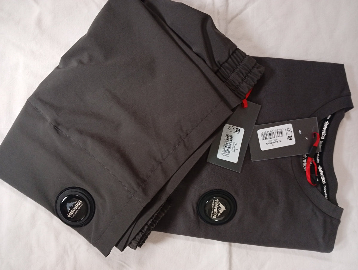 Ensemble Quintana Helvetica BILSAR gris anthracite
